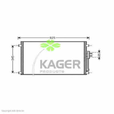 Kager 94-6392 Радиатор кондиционера (Конденсатор) 946392: Купить в Польше - Отличная цена на 2407.PL!