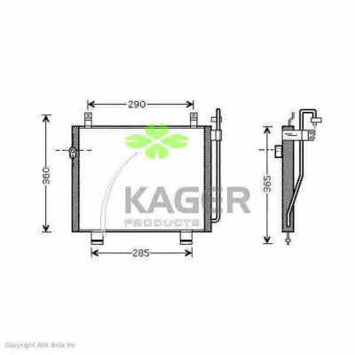 Kager 94-6397 Cooler Module 946397: Buy near me in Poland at 2407.PL - Good price!