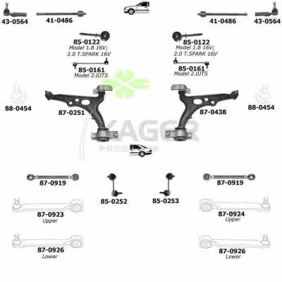  80-0495 Wheel suspension 800495: Buy near me in Poland at 2407.PL - Good price!