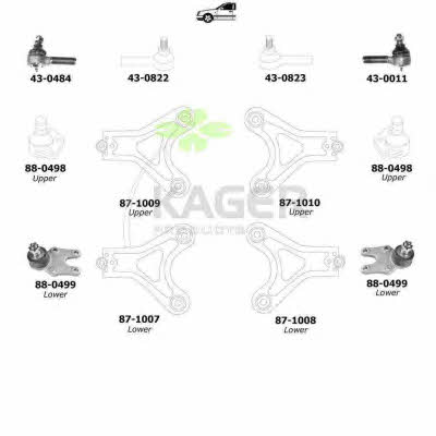  80-0513 Подвеска колеса 800513: Отличная цена - Купить в Польше на 2407.PL!