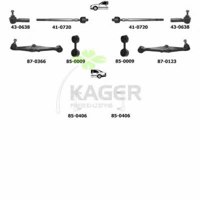  80-0529 Wheel suspension 800529: Buy near me in Poland at 2407.PL - Good price!