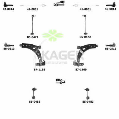  80-0652 Wheel suspension 800652: Buy near me in Poland at 2407.PL - Good price!