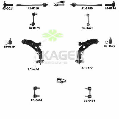  80-0655 Wheel suspension 800655: Buy near me in Poland at 2407.PL - Good price!