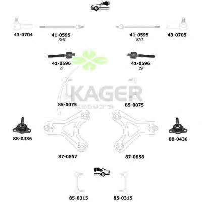  80-0740 Подвеска колеса 800740: Отличная цена - Купить в Польше на 2407.PL!