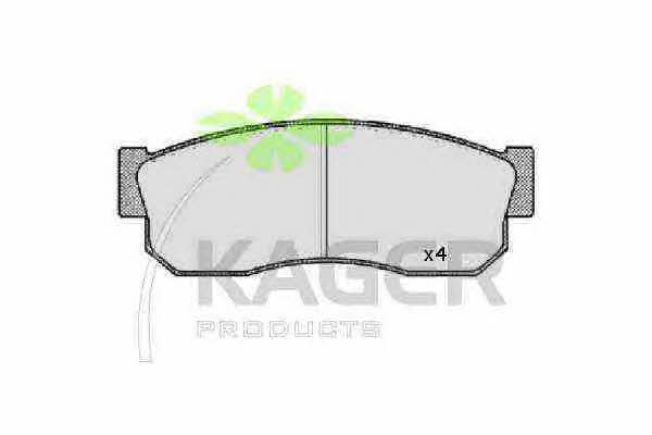 Kager 35-0003 Brake Pad Set, disc brake 350003: Buy near me in Poland at 2407.PL - Good price!