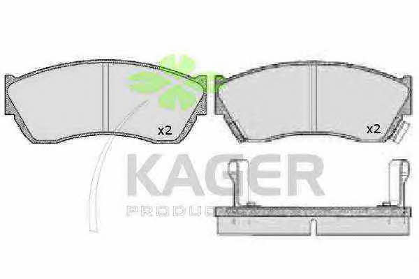 Kager 35-0009 Brake Pad Set, disc brake 350009: Buy near me in Poland at 2407.PL - Good price!