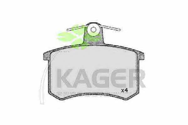 Kager 35-0014 Тормозные колодки дисковые, комплект 350014: Отличная цена - Купить в Польше на 2407.PL!