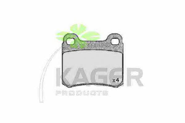 Kager 35-0040 Brake Pad Set, disc brake 350040: Buy near me in Poland at 2407.PL - Good price!