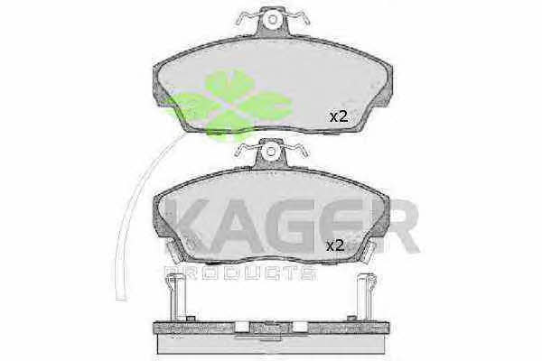 Kager 35-0068 Brake Pad Set, disc brake 350068: Buy near me in Poland at 2407.PL - Good price!