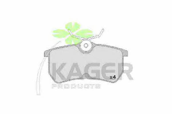 Kager 35-0098 Brake Pad Set, disc brake 350098: Buy near me in Poland at 2407.PL - Good price!