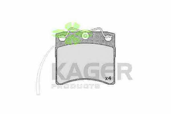 Kager 35-0175 Brake Pad Set, disc brake 350175: Buy near me in Poland at 2407.PL - Good price!