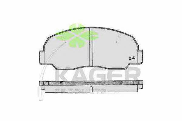 Kager 35-0246 Brake Pad Set, disc brake 350246: Buy near me in Poland at 2407.PL - Good price!