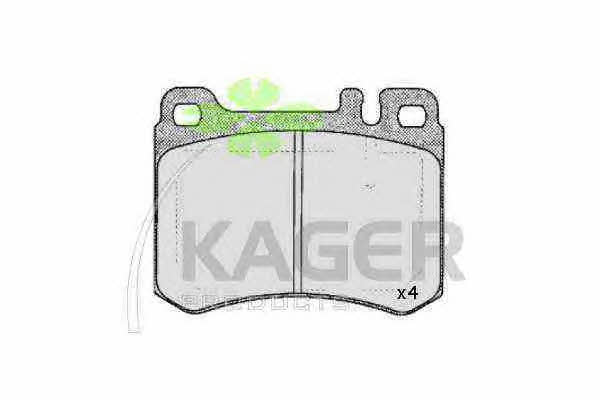 Kager 35-0316 Brake Pad Set, disc brake 350316: Buy near me in Poland at 2407.PL - Good price!