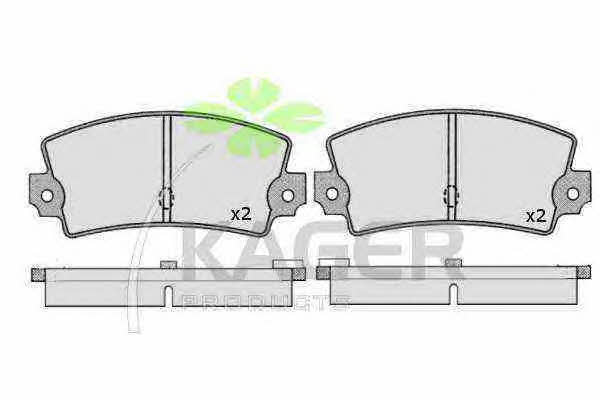 Kager 35-0329 Brake Pad Set, disc brake 350329: Buy near me in Poland at 2407.PL - Good price!