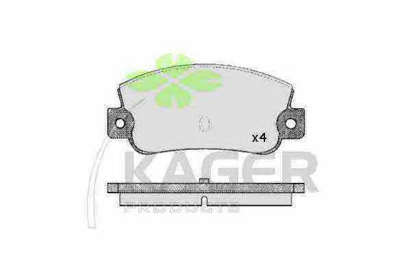 Kager 35-0403 Brake Pad Set, disc brake 350403: Buy near me in Poland at 2407.PL - Good price!