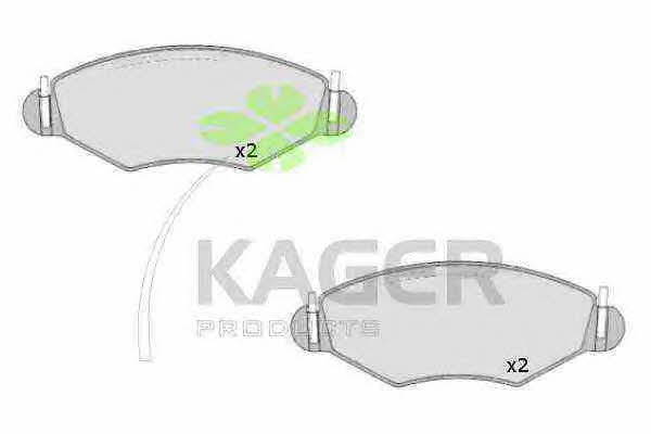 Kager 35-0467 Brake Pad Set, disc brake 350467: Buy near me in Poland at 2407.PL - Good price!