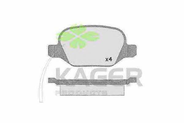 Kager 35-0490 Brake Pad Set, disc brake 350490: Buy near me in Poland at 2407.PL - Good price!