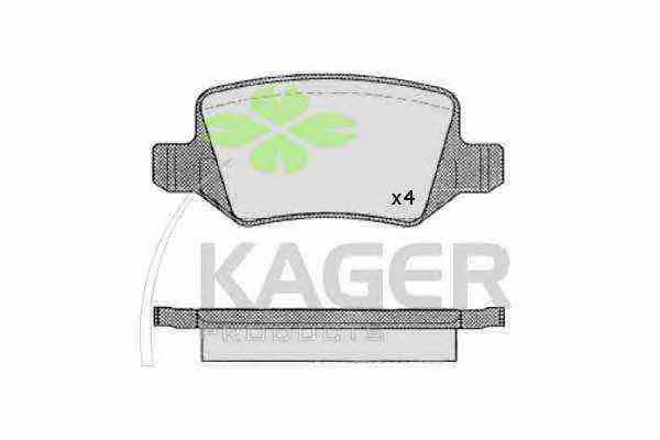Kager 35-0526 Brake Pad Set, disc brake 350526: Buy near me in Poland at 2407.PL - Good price!