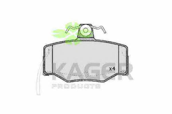 Kager 35-0612 Brake Pad Set, disc brake 350612: Buy near me in Poland at 2407.PL - Good price!
