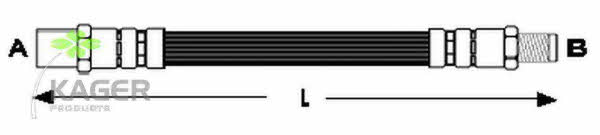 Kager 38-0100 Przewód hamulcowy elastyczny 380100: Dobra cena w Polsce na 2407.PL - Kup Teraz!