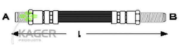 Kager 38-0316 Гальмівний шланг 380316: Приваблива ціна - Купити у Польщі на 2407.PL!