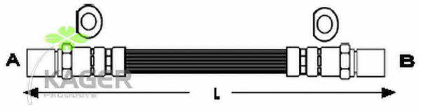 Kager 38-0509 Przewód hamulcowy elastyczny 380509: Dobra cena w Polsce na 2407.PL - Kup Teraz!