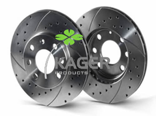 Kager 37-1419 Front brake disc ventilated 371419: Buy near me in Poland at 2407.PL - Good price!