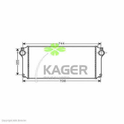 Kager 31-3932 Intercooler, charger 313932: Buy near me at 2407.PL in Poland at an Affordable price!