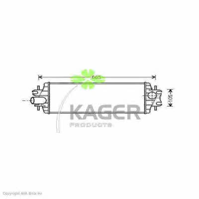 Kager 31-4098 Интеркулер 314098: Отличная цена - Купить в Польше на 2407.PL!