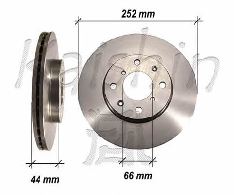 Kaishin CBR348 Front brake disc ventilated CBR348: Buy near me in Poland at 2407.PL - Good price!