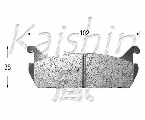 Kaishin D0021 Klocki hamulcowe, zestaw D0021: Dobra cena w Polsce na 2407.PL - Kup Teraz!