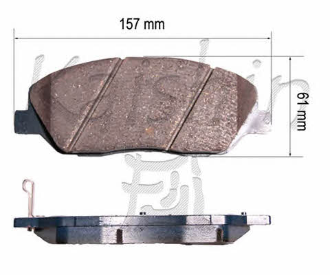 Kaishin D11198OE Klocki hamulcowe, zestaw D11198OE: Dobra cena w Polsce na 2407.PL - Kup Teraz!