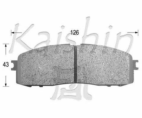 Kaishin D2062 Brake Pad Set, disc brake D2062: Buy near me in Poland at 2407.PL - Good price!