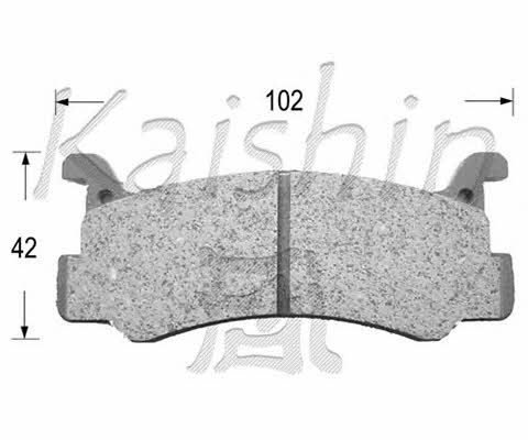 Kaishin D3031 Тормозные колодки дисковые, комплект D3031: Отличная цена - Купить в Польше на 2407.PL!