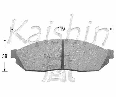 Kaishin D5009 Scheibenbremsbeläge, Set D5009: Kaufen Sie zu einem guten Preis in Polen bei 2407.PL!