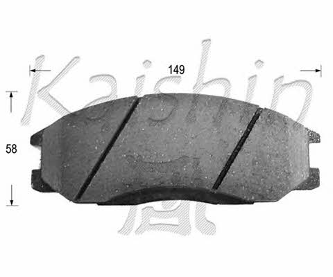 Kaishin FK11103 Brake Pad Set, disc brake FK11103: Buy near me in Poland at 2407.PL - Good price!