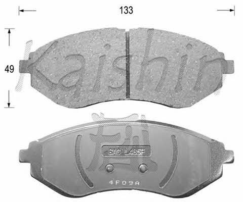 Kaishin FK11129 Brake Pad Set, disc brake FK11129: Buy near me in Poland at 2407.PL - Good price!