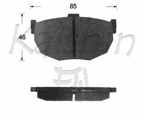 Kaishin FK1113 Brake Pad Set, disc brake FK1113: Buy near me in Poland at 2407.PL - Good price!