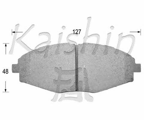 Kaishin FK11144 Тормозные колодки дисковые, комплект FK11144: Отличная цена - Купить в Польше на 2407.PL!