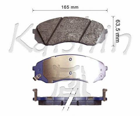 Kaishin FK11236 Brake Pad Set, disc brake FK11236: Buy near me in Poland at 2407.PL - Good price!