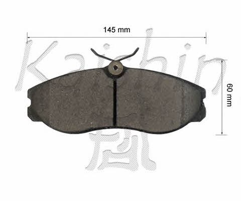 Kaishin FK1213 Brake Pad Set, disc brake FK1213: Buy near me in Poland at 2407.PL - Good price!