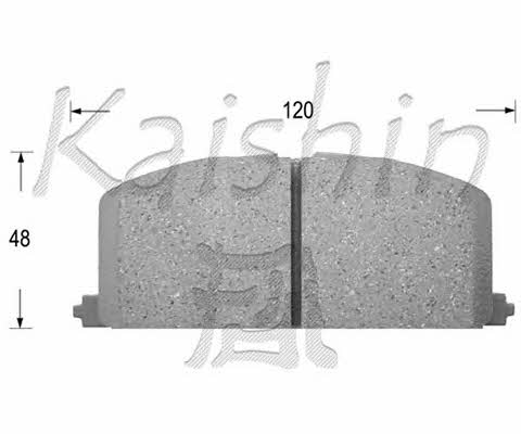 Kaishin FK2023 Тормозные колодки дисковые, комплект FK2023: Отличная цена - Купить в Польше на 2407.PL!