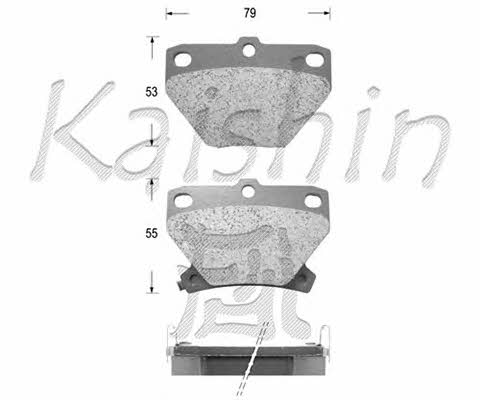Kaishin FK2204 Brake Pad Set, disc brake FK2204: Buy near me in Poland at 2407.PL - Good price!