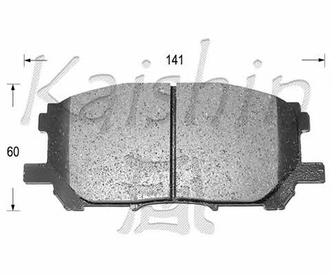 Kaishin FK2249 Тормозные колодки дисковые, комплект FK2249: Отличная цена - Купить в Польше на 2407.PL!