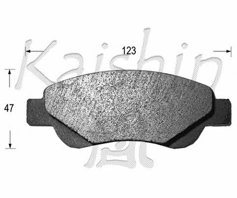 Kaishin FK2264 Brake Pad Set, disc brake FK2264: Buy near me in Poland at 2407.PL - Good price!