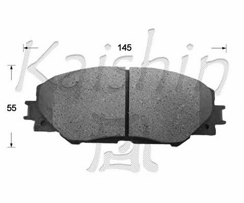 Kaishin FK2268 Brake Pad Set, disc brake FK2268: Buy near me in Poland at 2407.PL - Good price!