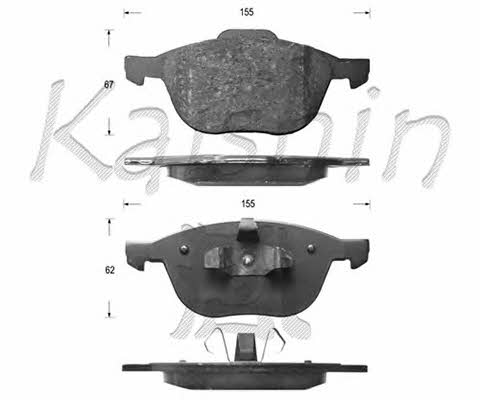 Kaishin FK3128 Brake Pad Set, disc brake FK3128: Buy near me in Poland at 2407.PL - Good price!