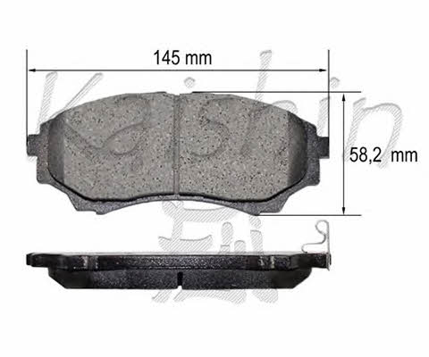 Kaishin FK3137 Brake Pad Set, disc brake FK3137: Buy near me in Poland at 2407.PL - Good price!