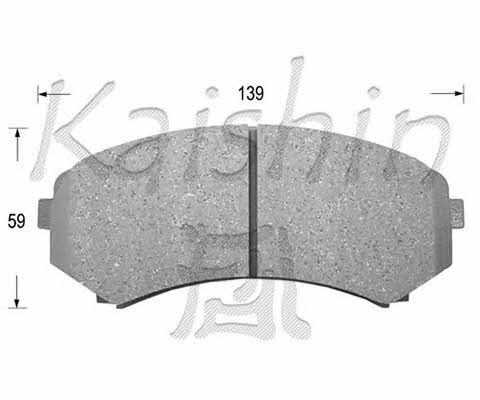 Kaishin FK6085 Brake Pad Set, disc brake FK6085: Buy near me at 2407.PL in Poland at an Affordable price!
