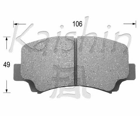 Kaishin FK9026 Тормозные колодки дисковые, комплект FK9026: Отличная цена - Купить в Польше на 2407.PL!